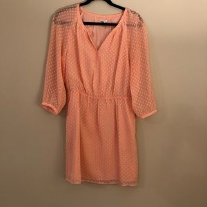 JCrew Peach Colored Dress